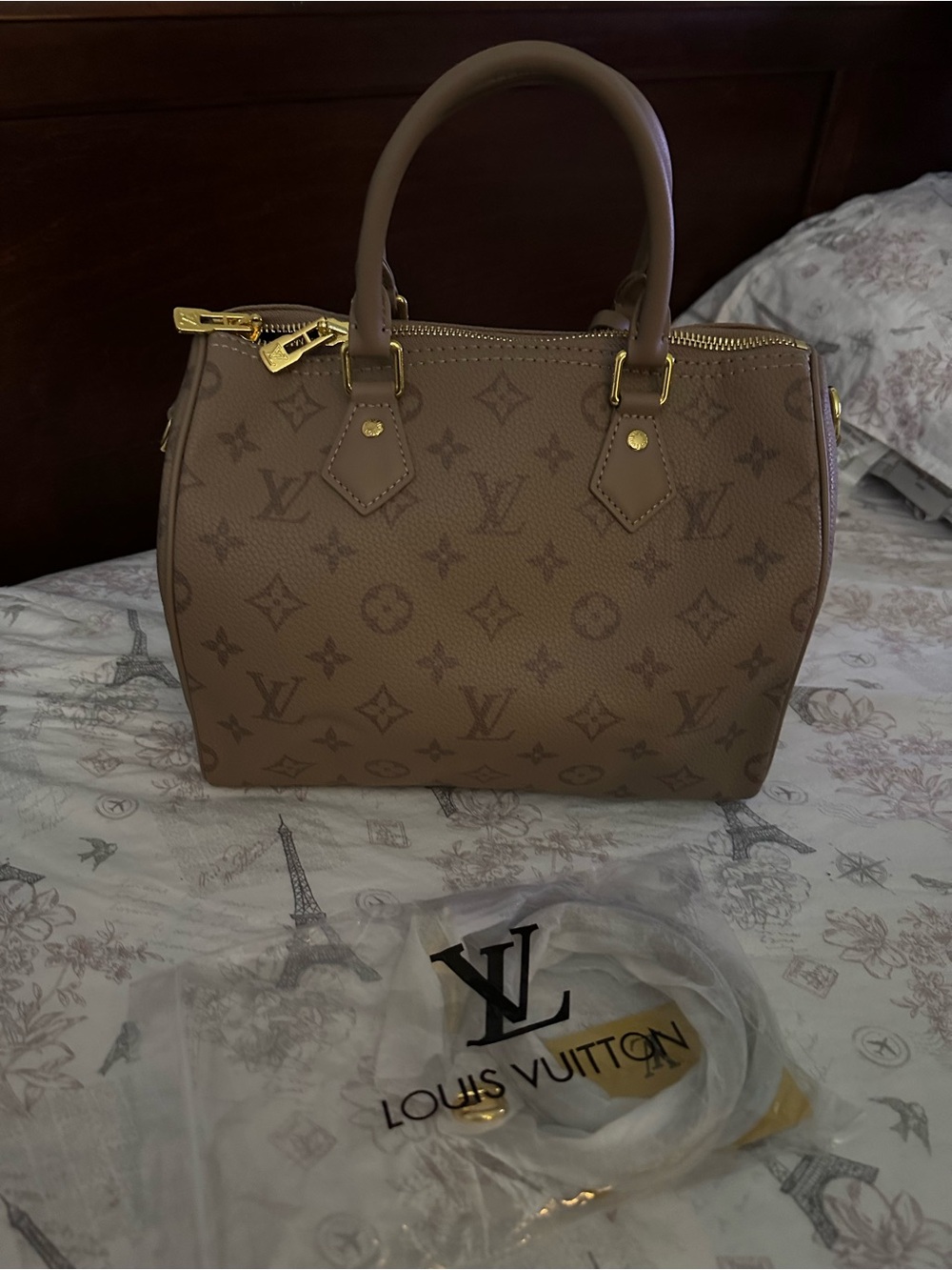 Speedy bag Taupe Monogram - Picture 3 of 6